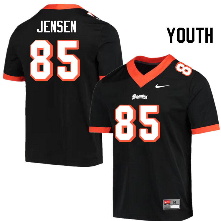 Youth #85 Cooper Jensen Oregon State Beavers College Football Jerseys Stitched-Throwback